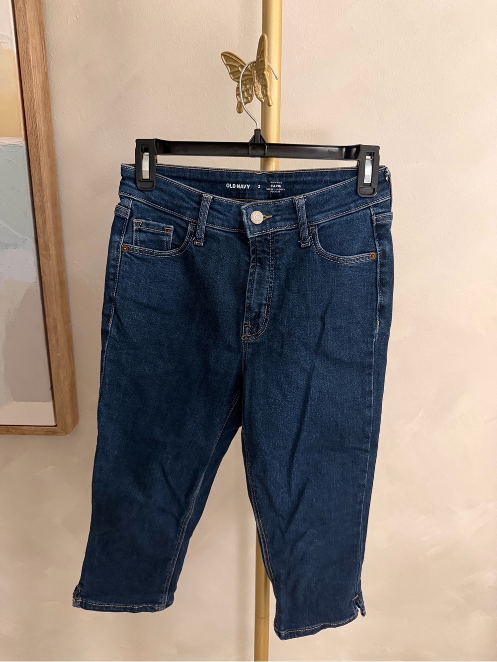 Old Navy Women's Indigo capri Jeans
